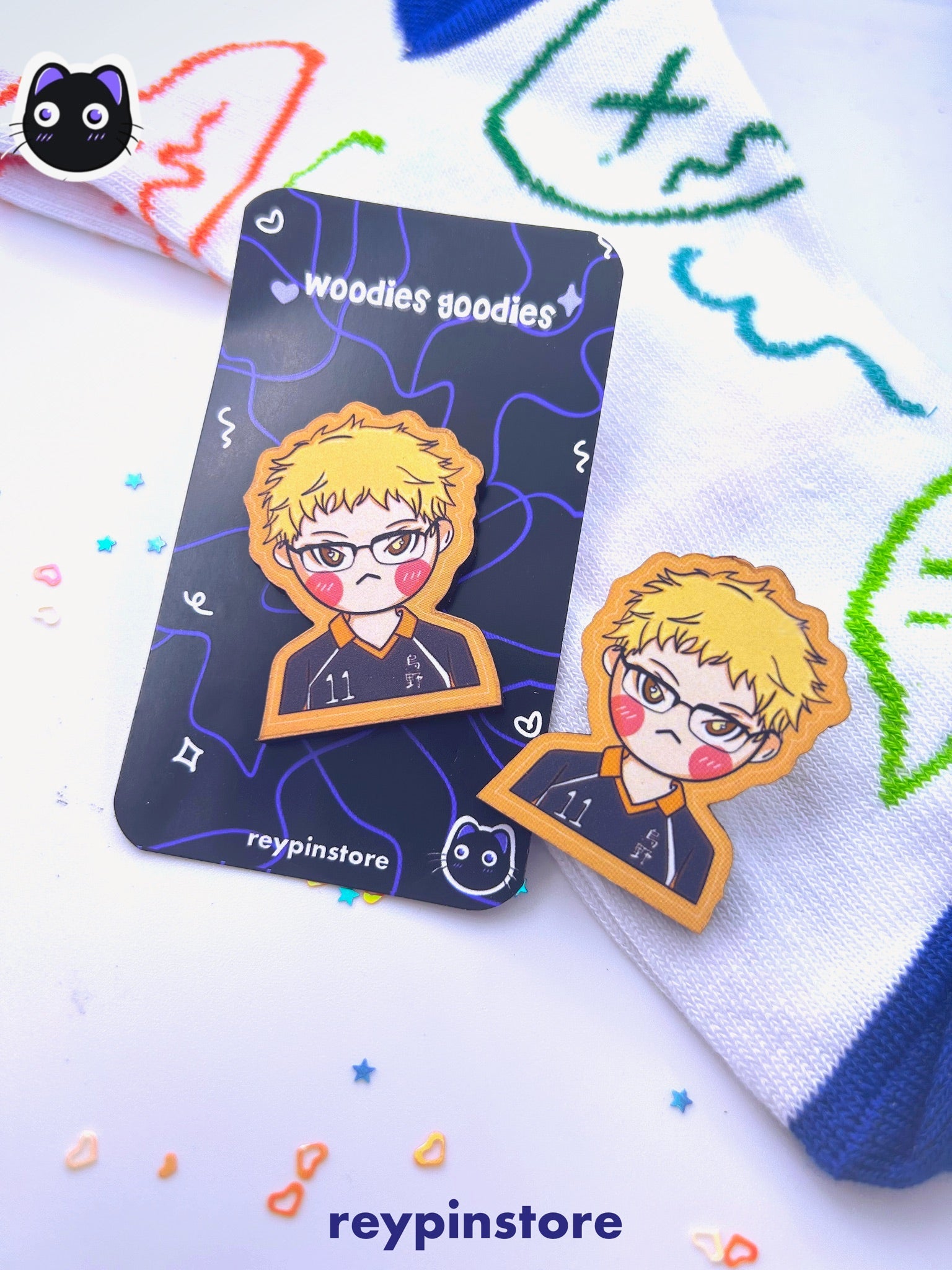 Tsukishima deals Pin