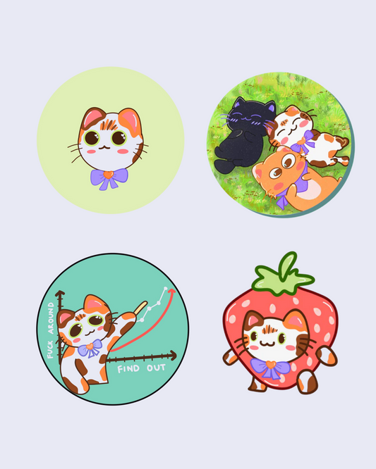 Toffee Bundle | Fridge Magnet (Includes 4)