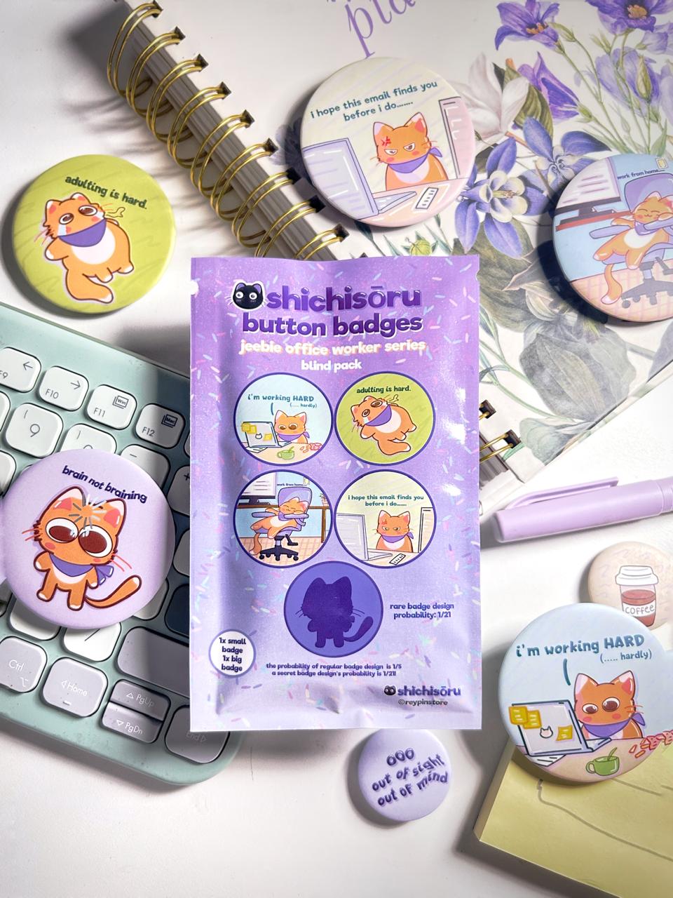 shichisōru jeebie office worker series | blind packs