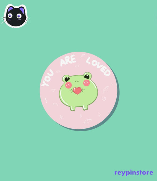 You are loved froggy | Fridge Magnets