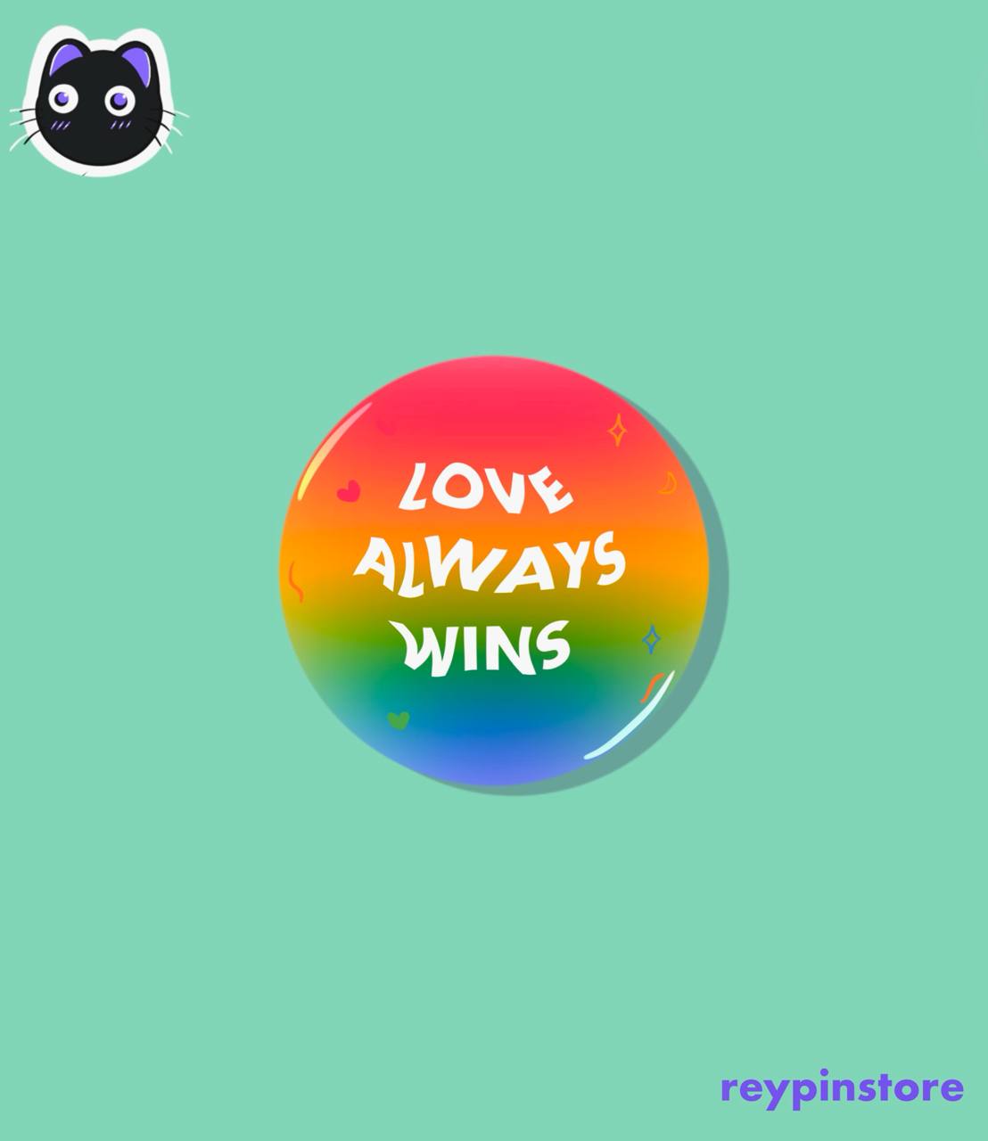 Love always wins | Fridge Magnet