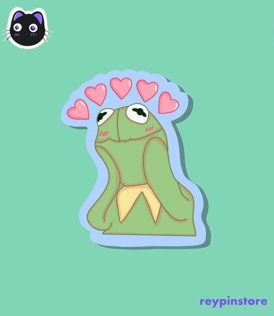 Froggo in awe | Fridge Magnet