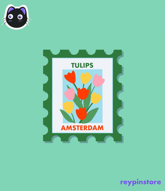 Tulips Amsterdam | Fridge Magnet