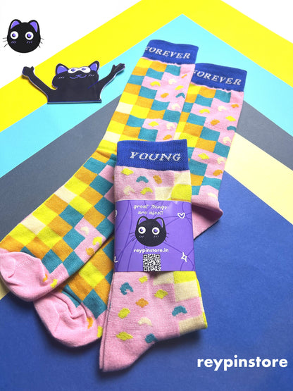 Young Forever Crew Socks