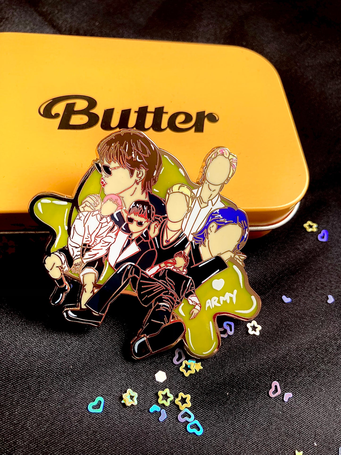 Butter OT7 Enamel Pin