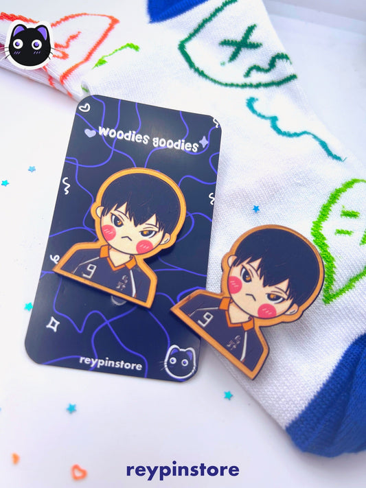 Kageyama Haikyuu Wooden Pin